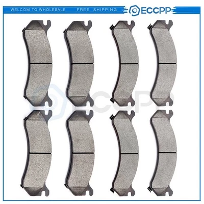 Pastillas cerámicas de freno delanteras y traseras para Chevrolet Silverado 1500 HD 2001-03 05-06 Foto 1 de 4