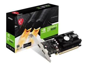 MSI NVIDIA GeForce GT 1030 2GD4 OC Grafikkarte 2GB GDDR4 - Bild 1 von 2