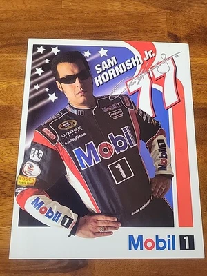 Sam Hornish Jr. 8x10 Mobil 77 Photo Card - Image 1 of 2