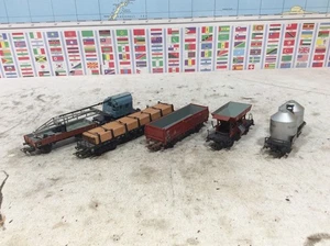 H0 Marklin 4516 / 4610 / 4611/4503/4911 / 4902  lot of  7  freight Cars - Picture 1 of 16