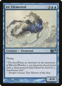 Air Elemental 4x FOIL MTG M10 Core Set Uncommon NM blue - Picture 1 of 1