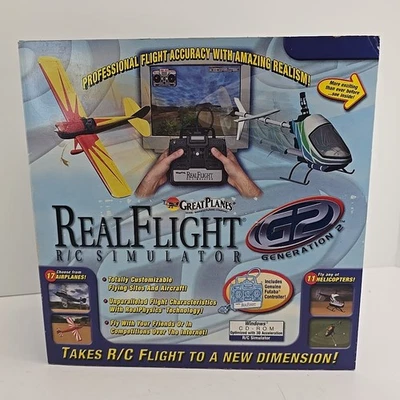 Great Planes RealFlight G2 R/C Simulador con Controlador Futaba Modo 2 con Libros Foto 1 de 4