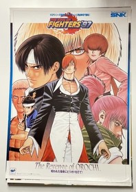 The King of Fighters 97 - Promotional B2 Poster - SNK - Sega Saturn Japan 1997