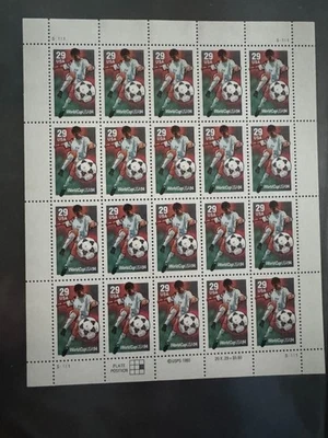 Scott #2834 World Cup Pane of 20 29¢ Stamps (1994) - Image 1 of 2