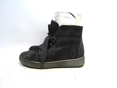 Botas de moda Gabor para mujer talla UK 5,5 gris gamuza cremallera con cordones al tobillo Foto 1 de 4