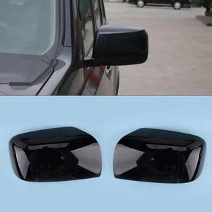 Pair Gloss Black Side Wing Mirror Cover Caps Fit For Nissan Rogue 2008-2015 - Picture 1 of 6