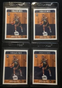 Lote de 4 aros de la NBA 2017-18 Panini #263 Donovan Mitchell RC Utah Jazz - Imagen 1 de 10