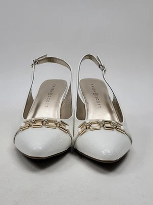 Karen Scott Women's Gildyy Slingback Synthetic Pump White Size 8.5 M - Image 1 of 4