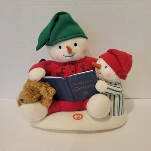 Peluche musical animado Hallmark Storytime Jingle Pals muñeco de nieve y cachorro 2019 - Imagen 1 de 6