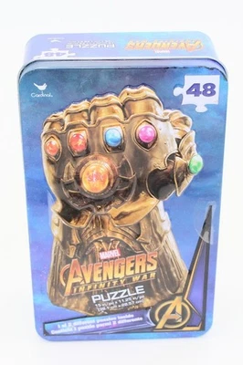 NEW Marvel Avengers Infinity War Surprise 15" Puzzle in Collector Tin 48 Piece - Image 1 of 3