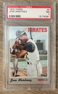 1970 Topps Baseball #8 Jose Martinez PSA 7 - Image 1 of 2
