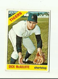 1966 TOPPS #495 Dick McAuliffe: Detroit Tigers: Shortstop: Baseball Card: MLB - Picture 1 of 2