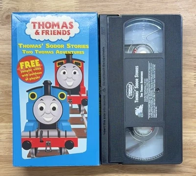 Thomas Tank Engine Friends Sodor Stories Adventures VHS Video Tape Sampler Rare! - Image 1 of 4