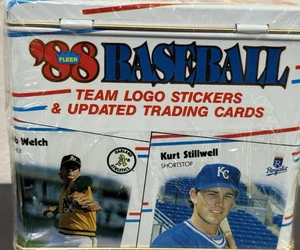 Juego de lata conmemorativo brillante Fleer Update 1988 sellado de fábrica - 132 tarjetas - Imagen 1 de 4