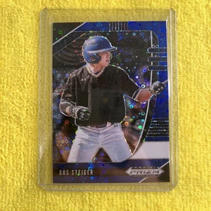 Selecciones del draft Panini Prizm 2020 - Gus Steiger #PDP147 Blue Donut Circle Prizm/25 - Imagen 1 de 2
