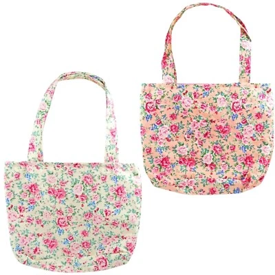 PESCI KIDS Little Girls Hand Bag Toddlers Children Kids Cute Floral Cotton Tote 2-10 Years