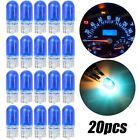 20Pcs T10 3W Interior Car Side Light Dashboard Dash Panel Gauge Bulb Blue 12V Chevrolet Spark