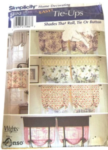Simplicity 5390 Sewing Decorator Pattern Window Treatments Shades 3 Length UNCUT - Picture 1 of 4