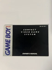 Nintendo Game Boy solo manual del propietario (DMG-GB-USA-1) - Imagen 1 de 2