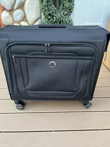 DELSEY Paris Luggage Helium DLX Garment Bag with Spinner Wheels, Black, 24 Inch - Picture 1 of 13
