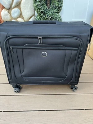 DELSEY Paris Luggage Helium DLX Garment Bag with Spinner Wheels, Black, 24 Inch - Image 1 of 4