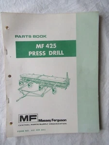Manuale catalogo ricambi trapano zappa Massey Ferguson MF425 MF 425 - Foto 1 di 9
