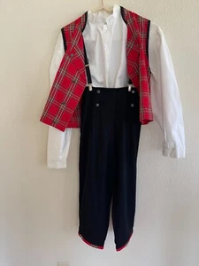 NORWEGIAN TEEN 16-18 Yr EU 176 Boy`s Festdrakt BUNAD from Norway Folk costume - Picture 1 of 10