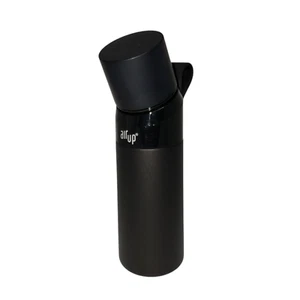 Botella de agua de acero inoxidable con aislamiento de aire negra 180 ml/16 oz - Imagen 1 de 7
