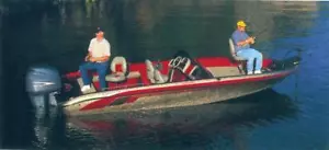 TOURNAMENT STYLE BASS BOAT TRAILERABLE COVER 15'5" TO 16'4" MAX 90" BEAM OB - Picture 1 of 5