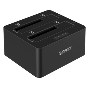 Orico 2.5/3.5" USB 3.0 1 to 1 Clone Dual-bay HDD and SSD Hard Drive Dock Station - Picture 1 of 11