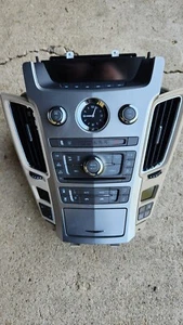 2008-2013 Cadillac CTS Radio Climate Control Trim Panel Bezel Air Vents Tan OEM - Picture 1 of 10
