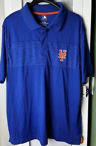 New York Mets Men’s Size XL Blue MLB Short Sleeve Polo Shirt Genuine Merchandise - Picture 1 of 4