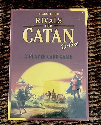 RIVALS FOR CATAN DELUXE 2 Player Card Game Civilization Building Strategy SEALED - Image 1 of 4