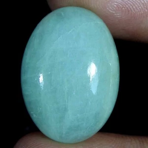 33.15Cts100%Natural Maria Aquamarine Oval Cabochon Loose Gemstone - Picture 1 of 3