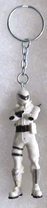 F) KEYRING PLASTIC CHARACTER OVERTAKER FORTNITE GAMING SKIN FIGURE SERIES 3 - Picture 1 of 2