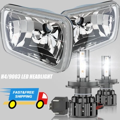 For Ford Super Duty Truck F550 F600 F650 F700 F750 7X6" 5x7" LED Headlight Hi/Lo - Image 1 of 4