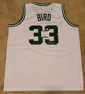 Larry Bird Signed Custom Jersey Boston Celtics Beckett-W COA - Picture 1 of 5