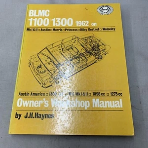 Haynes 019 BLMC 1100 & 1300 1962 - 1971 Workshop Manual 1300 GT 1098cc 1275cc - Picture 1 of 5