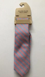 NWT Class Club Gold Label 12" Boy's Adjustable Tie Zipper Red White Blue - Picture 1 of 3