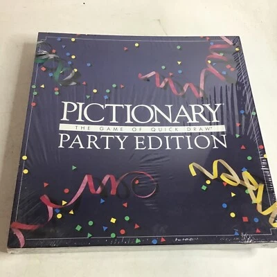 Pictionary Party Edition The Game of Quick Draw 1989 New Sealed - Image 1 of 2