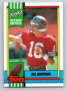 1990 Topps #1 Joe Montana San Francisco 49ers - Bild 1 von 2