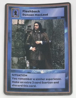 1995 Highlander The Card Game SwordMaster FLASHBACK DUNCAN MACLEOD, NRMT - Image 1 of 2