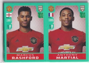 Panini FIFA 365 2020 Autocollant N° 73 Marcus Rashford - Anthony Martial - Picture 1 of 2