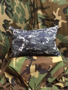 USGI Material Navy Blue Berry Digital Camo Bivy Pillow Camping Hiking Travel - Picture 1 of 2