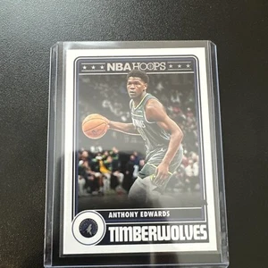2023 Panini NBA Hoops #286 Anthony Edwards - Minnesota Timberwolves - Picture 1 of 2