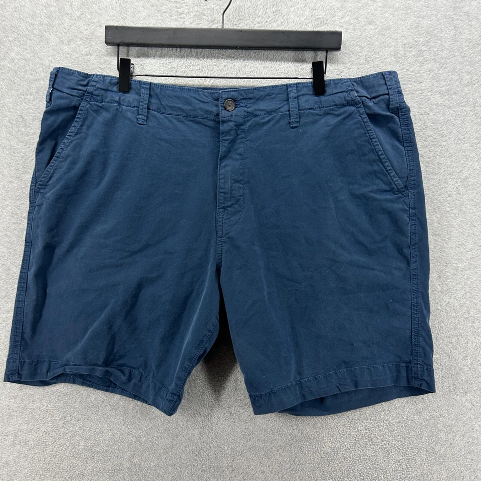 Pantalones Cortos Lucky Brand Para Hombre Talla 40 Azul Frente Plano Chino Caquis Algodón Rendimiento Foto 1 de 4