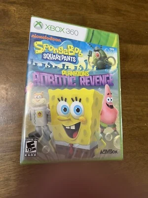 SpongeBob SquarePants: Plankton's Robotic Revenge (Microsoft Xbox 360, 2013) - Image 1 of 3