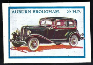 THOMSON - MOTOR CARS - AUBURN BROUGHAM 29 HP - Picture 1 of 2