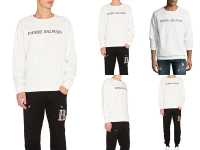 Pierre Balmain знаковый логотип толстовка джемпер свитер толстовка пуловер 52 - Изображение 1 из 4