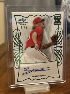 2021 Leaf Trinity BRADY HOUSE Rookie Auto Green 7/75